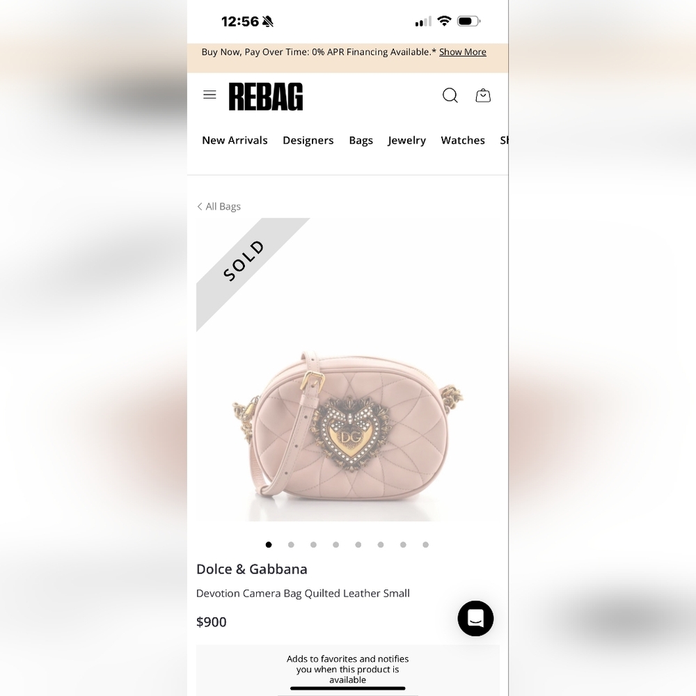 SOLD!! Dolce & Gabbana Devotion Sacred Heart Pink Calfskin Crossbody Bag - Picture 14 of 15